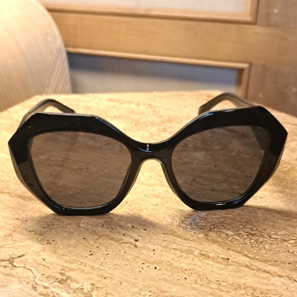 Prada PR 16WS Black Sunglasses With Grey Lenses